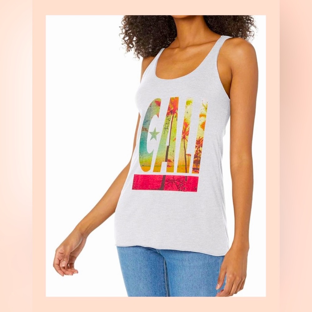 New! Women’s Cali Flag Tank Top